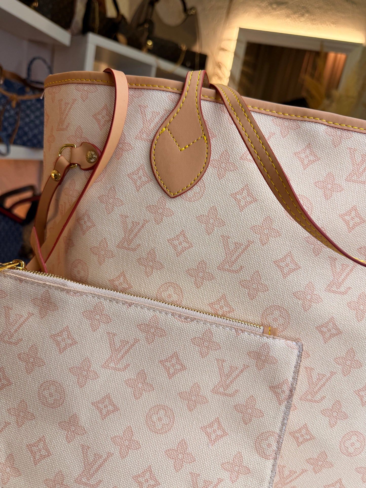 Neverfull MM Louis Vuitton Monogram Origine Lin.