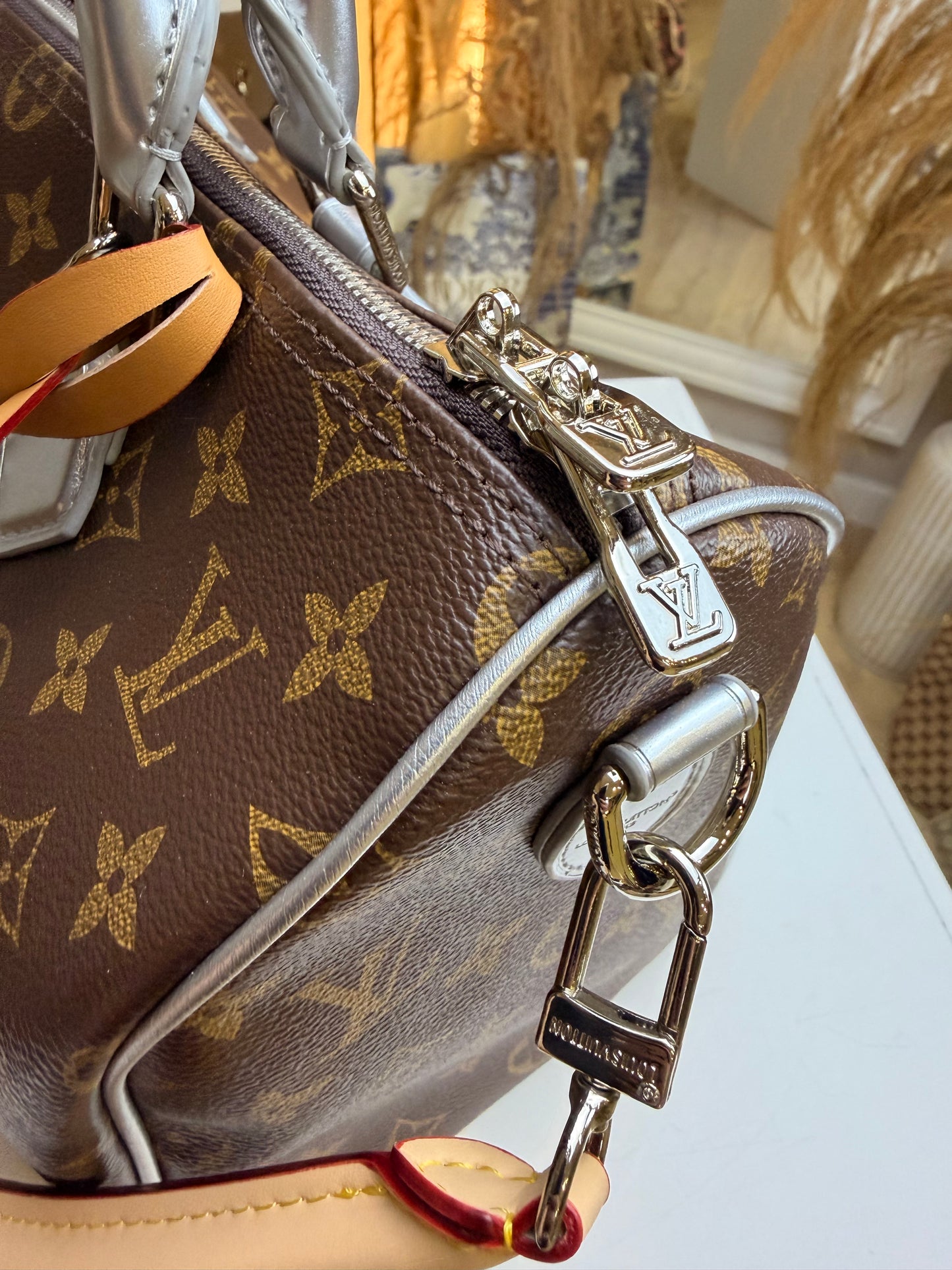 Speedy Bandoulière 30 Monogram Silver