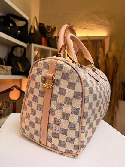 Speedy 30 Damier Azur