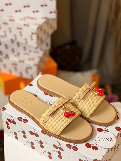 Takashi Murakami Lily Flat Mules
