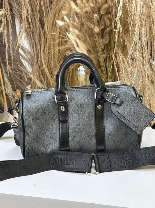 Keepall Bandoulière 25 Eclipse Monogram Gray