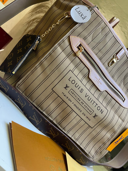 Neverfull Bandoulière Inside Out MM Monogram