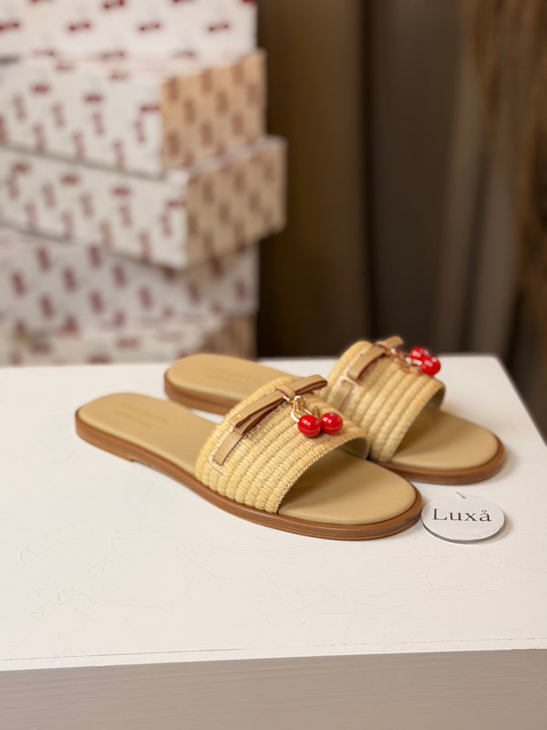 Takashi Murakami Lily Flat Mules