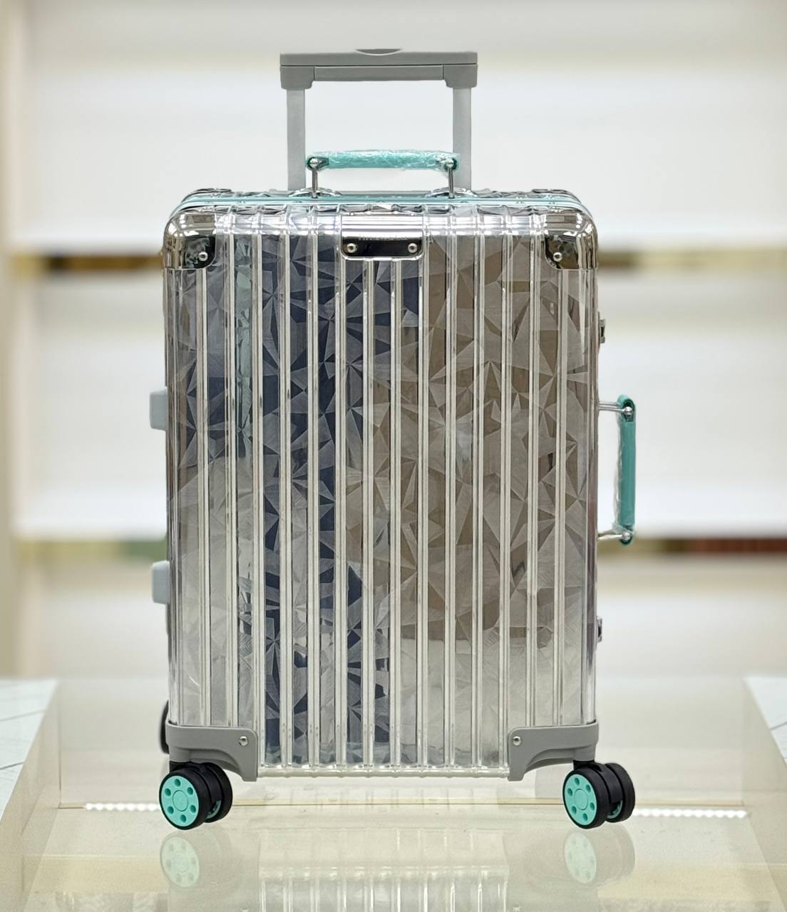 Rock Cut Aluminium Cabin Suitcase