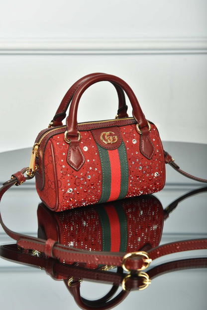 Ophidia Mini Boston Bag