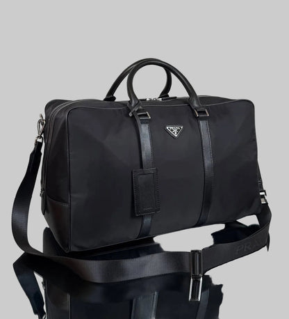 Re-Nylon and Saffiano Travel Bag