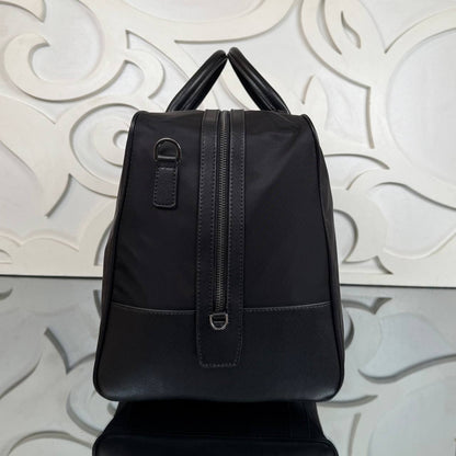 Re-Nylon and Saffiano Travel Bag