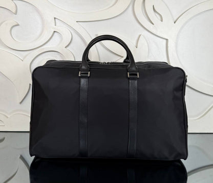 Re-Nylon and Saffiano Travel Bag