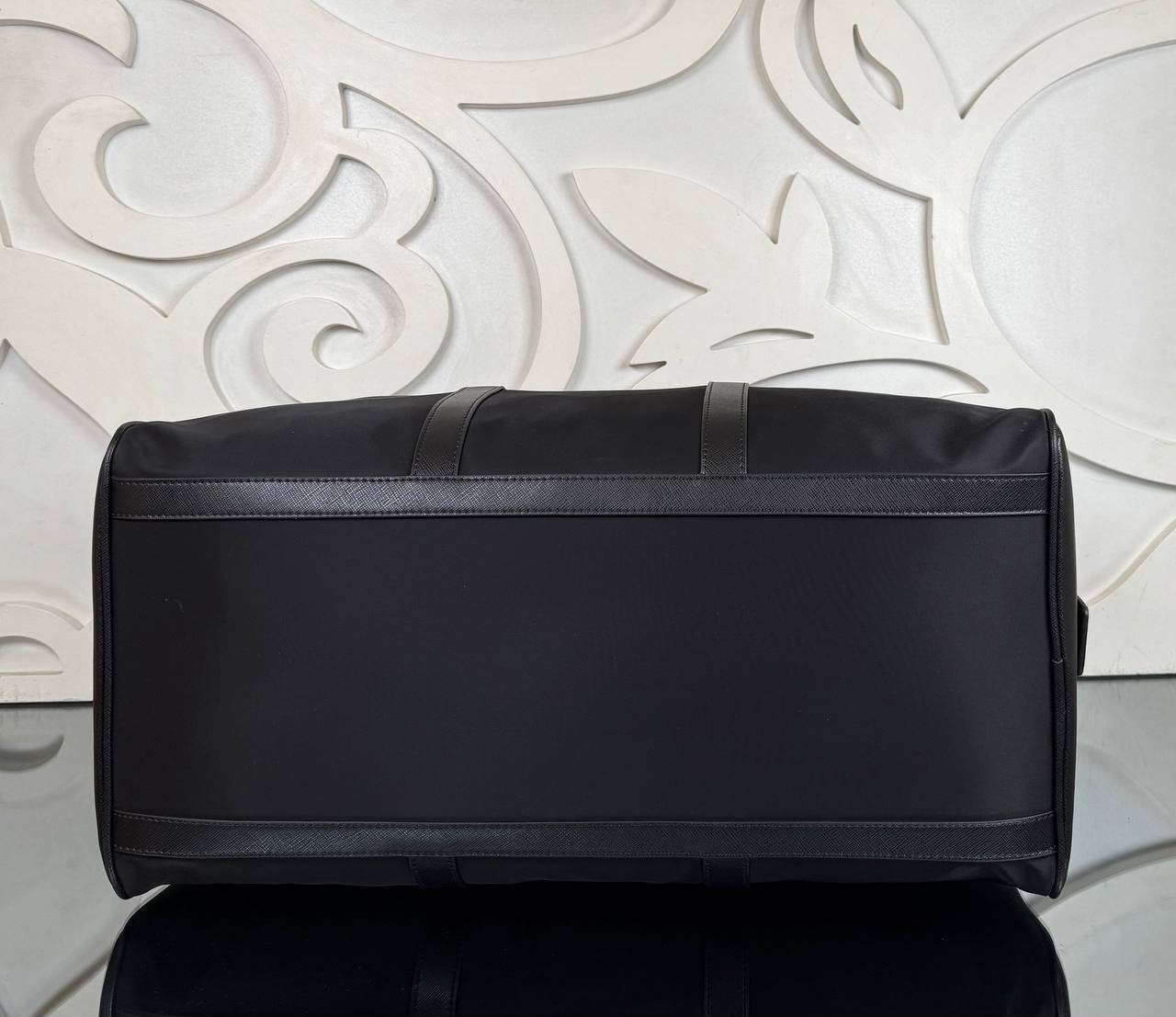 Re-Nylon and Saffiano Travel Bag