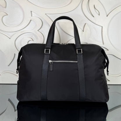 Re-Nylon and Saffiano Travel Bag
