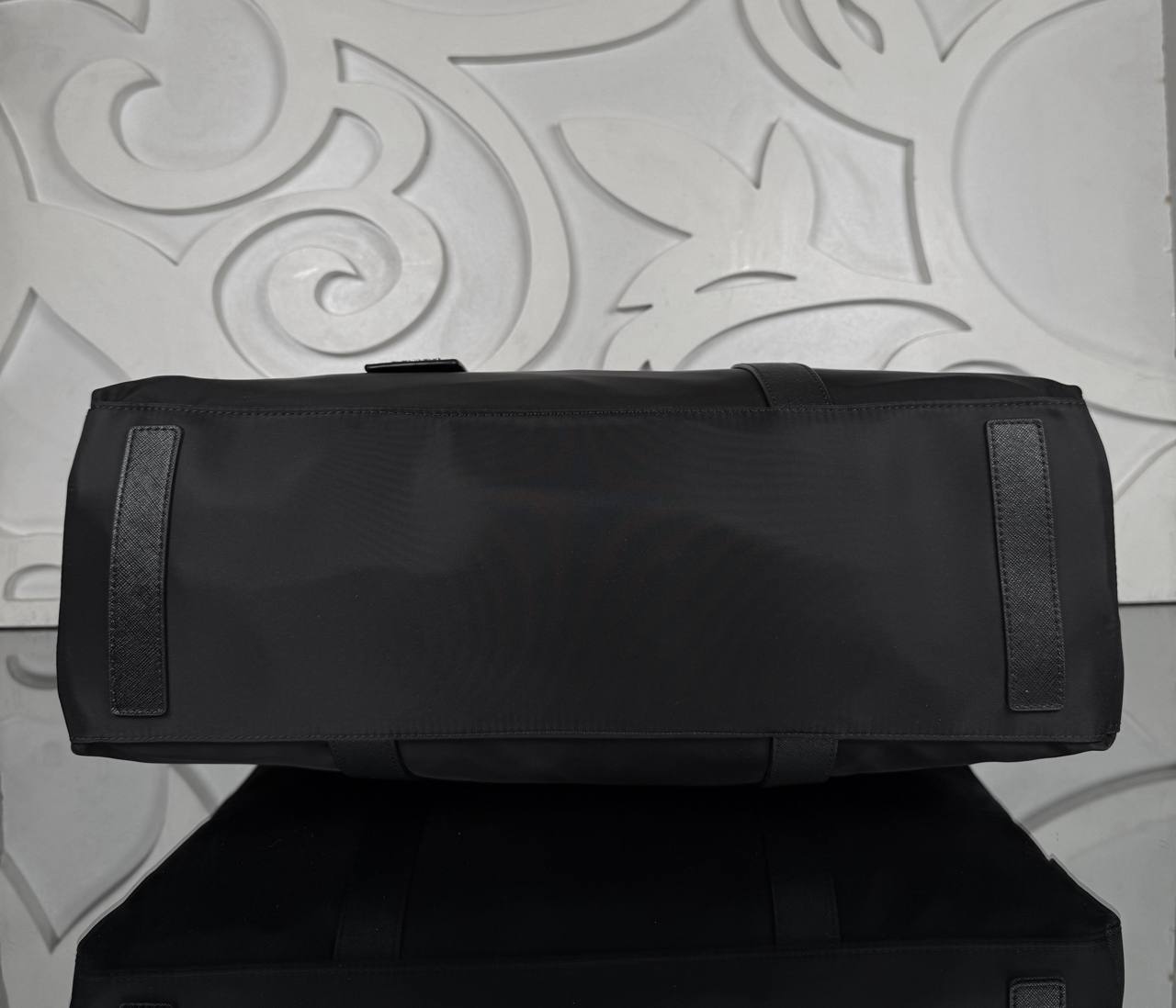 Re-Nylon and Saffiano Travel Bag
