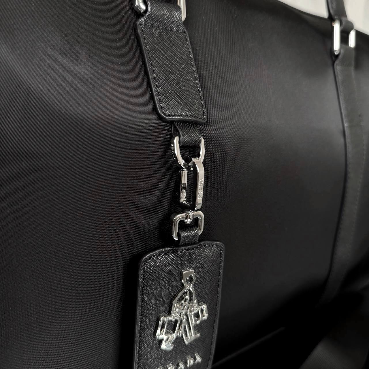 Re-Nylon and Saffiano Travel Bag