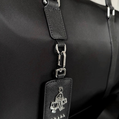 Re-Nylon and Saffiano Travel Bag