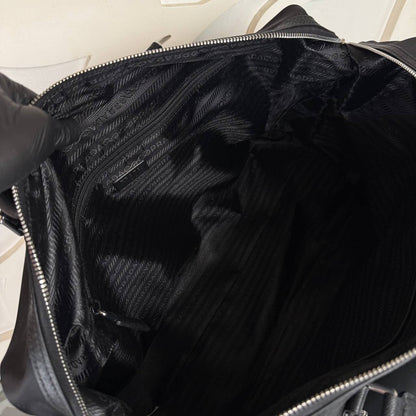 Re-Nylon and Saffiano Travel Bag