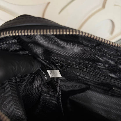 Re-Nylon and Saffiano Travel Bag