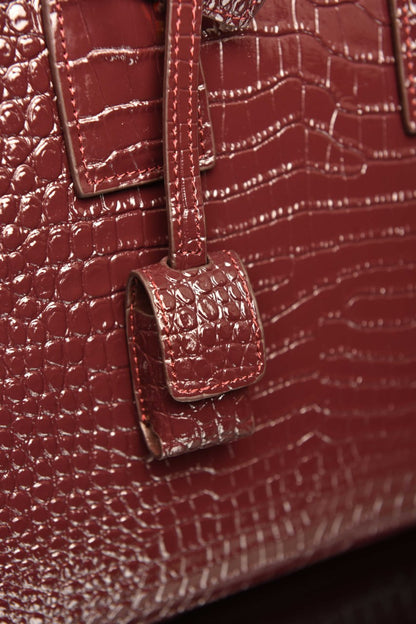 Sac De Jour in Crocodile-Embossed Leather