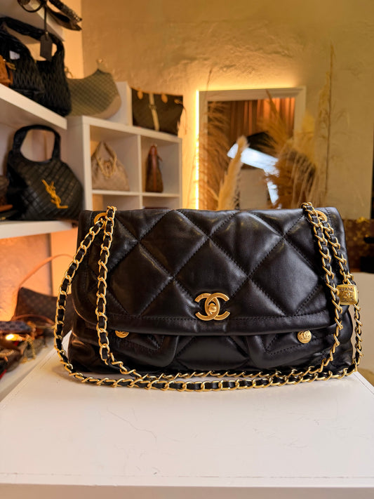 25K Double-Pocket Flap Bag