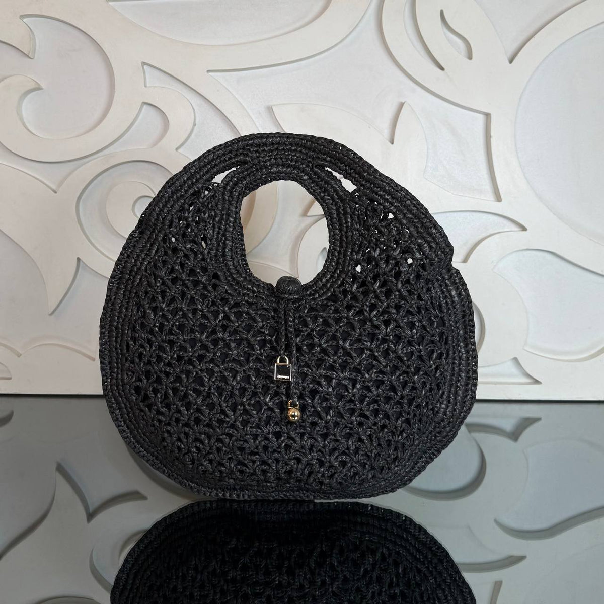 The Spaiggia Round Raffia Tote Bag