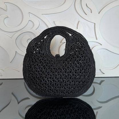 The Spaiggia Round Raffia Tote Bag