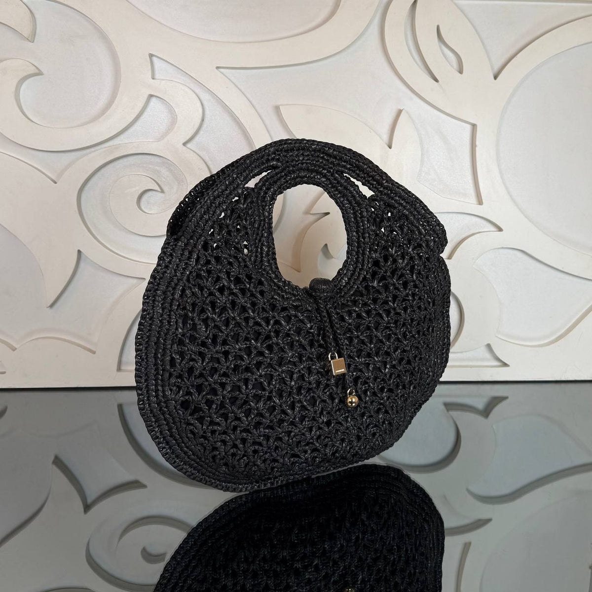 The Spaiggia Round Raffia Tote Bag
