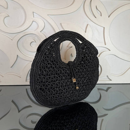 The Spaiggia Round Raffia Tote Bag