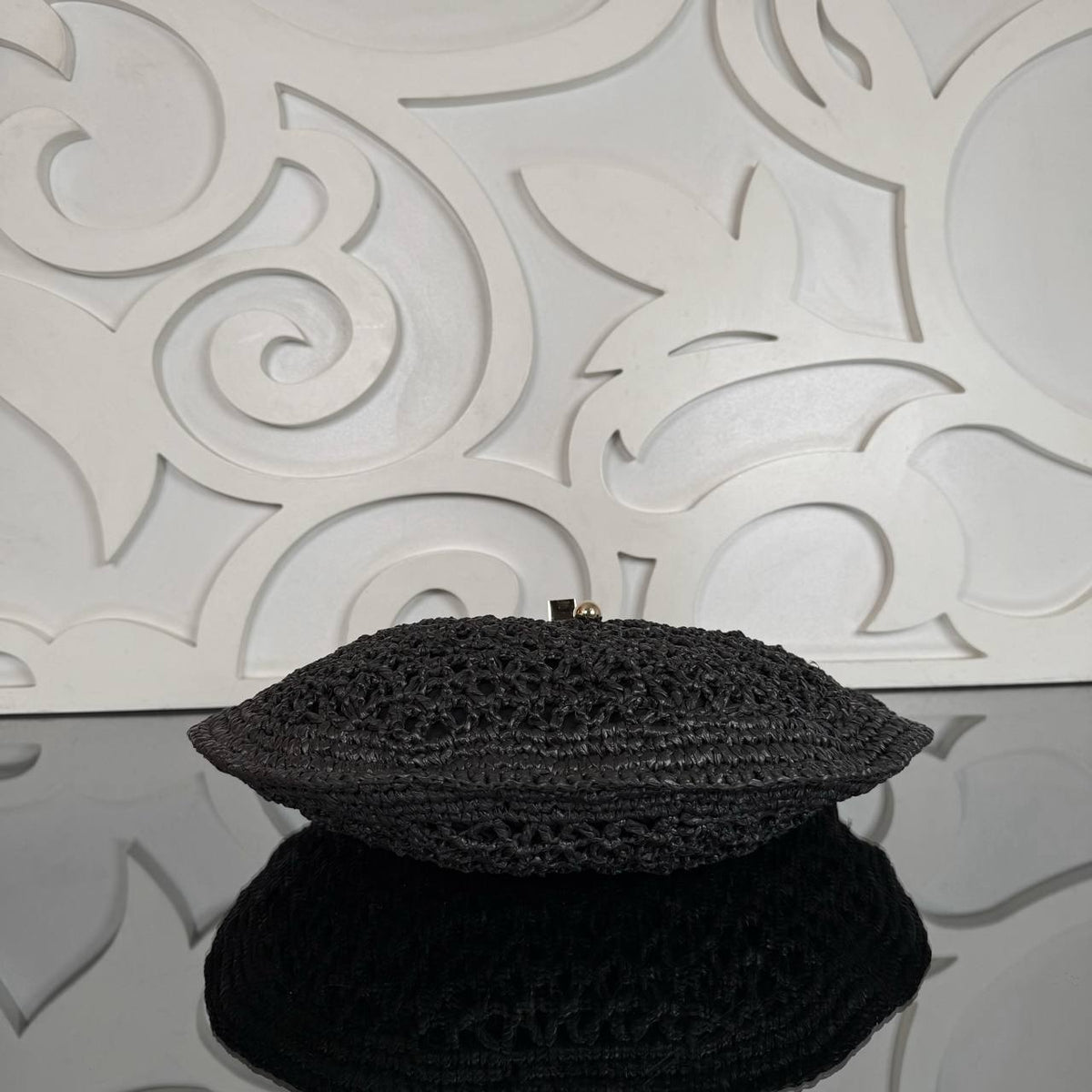 The Spaiggia Round Raffia Tote Bag