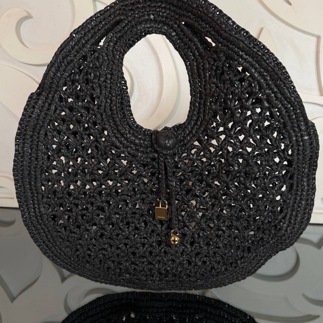 The Spaiggia Round Raffia Tote Bag