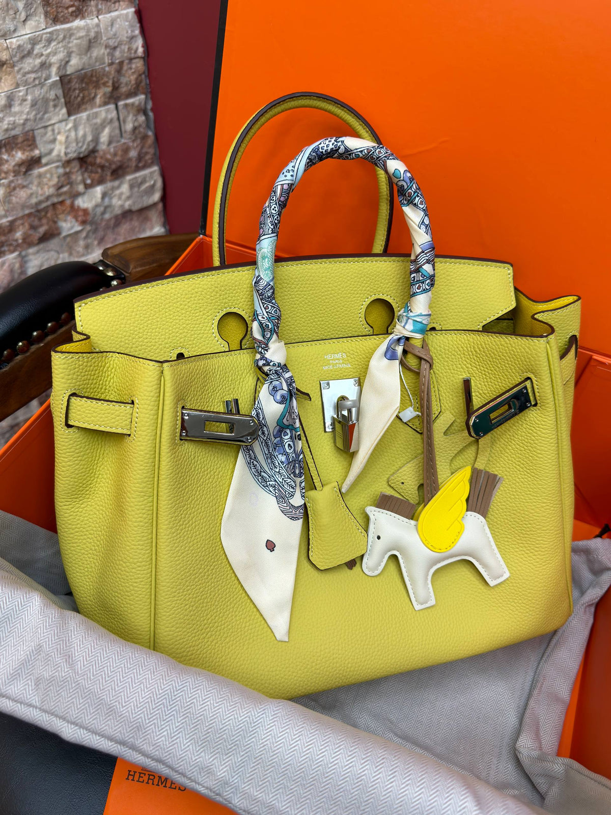 Birkin 30 Silver