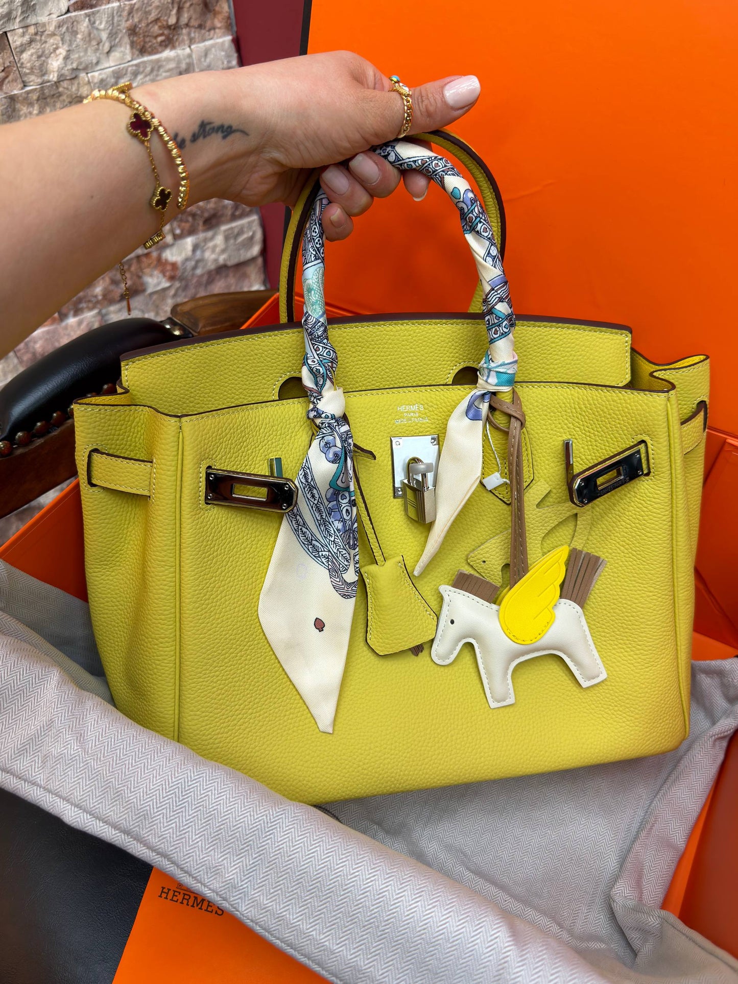 Birkin 30 Silver