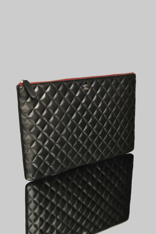 Classic Zip-Up Clutch