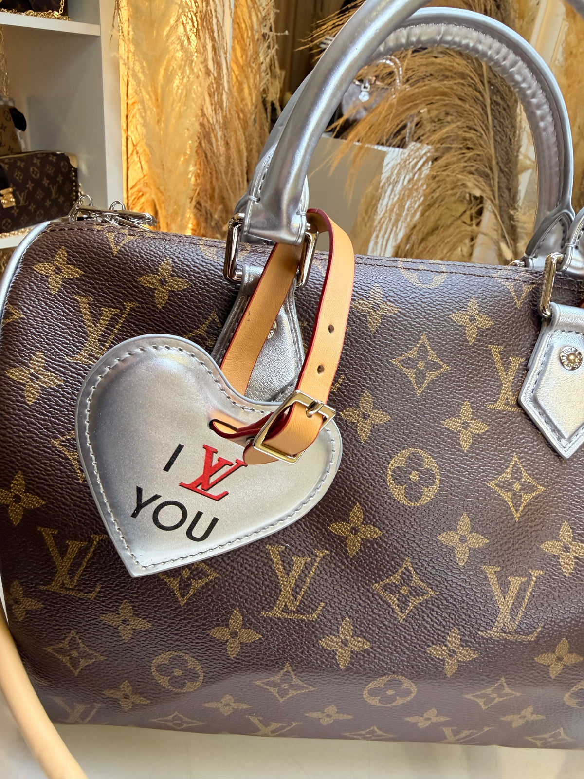 Speedy Bandoulière 30 Monogram Silver