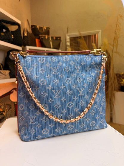 Coussin PM Monogram Denim