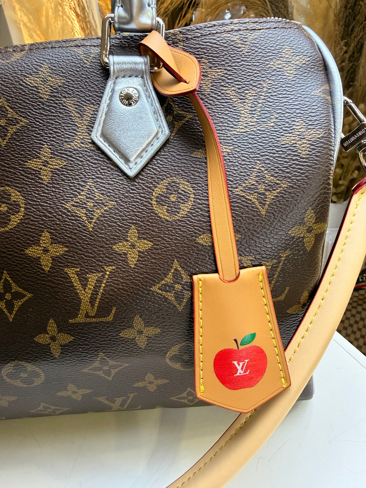 Speedy Bandoulière 30 Monogram Silver