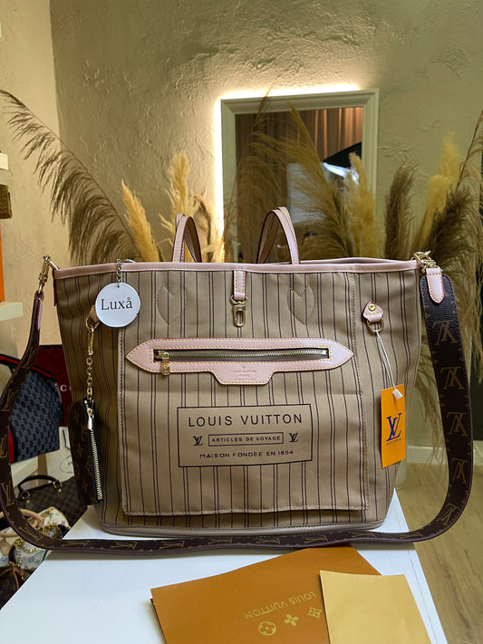 Neverfull Bandoulière Inside Out MM Monogram
