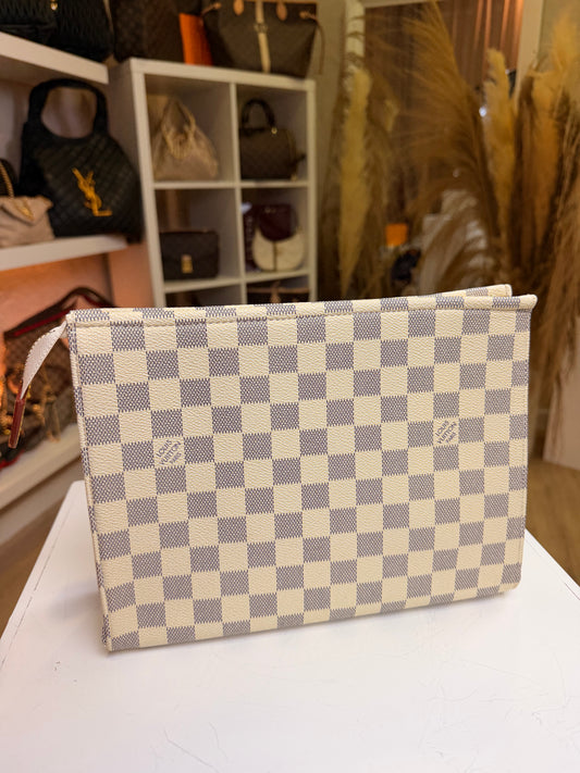 Neverfull Azur Damier Pouch