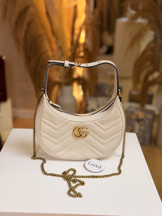 GG Marmont Mini Half-Moon