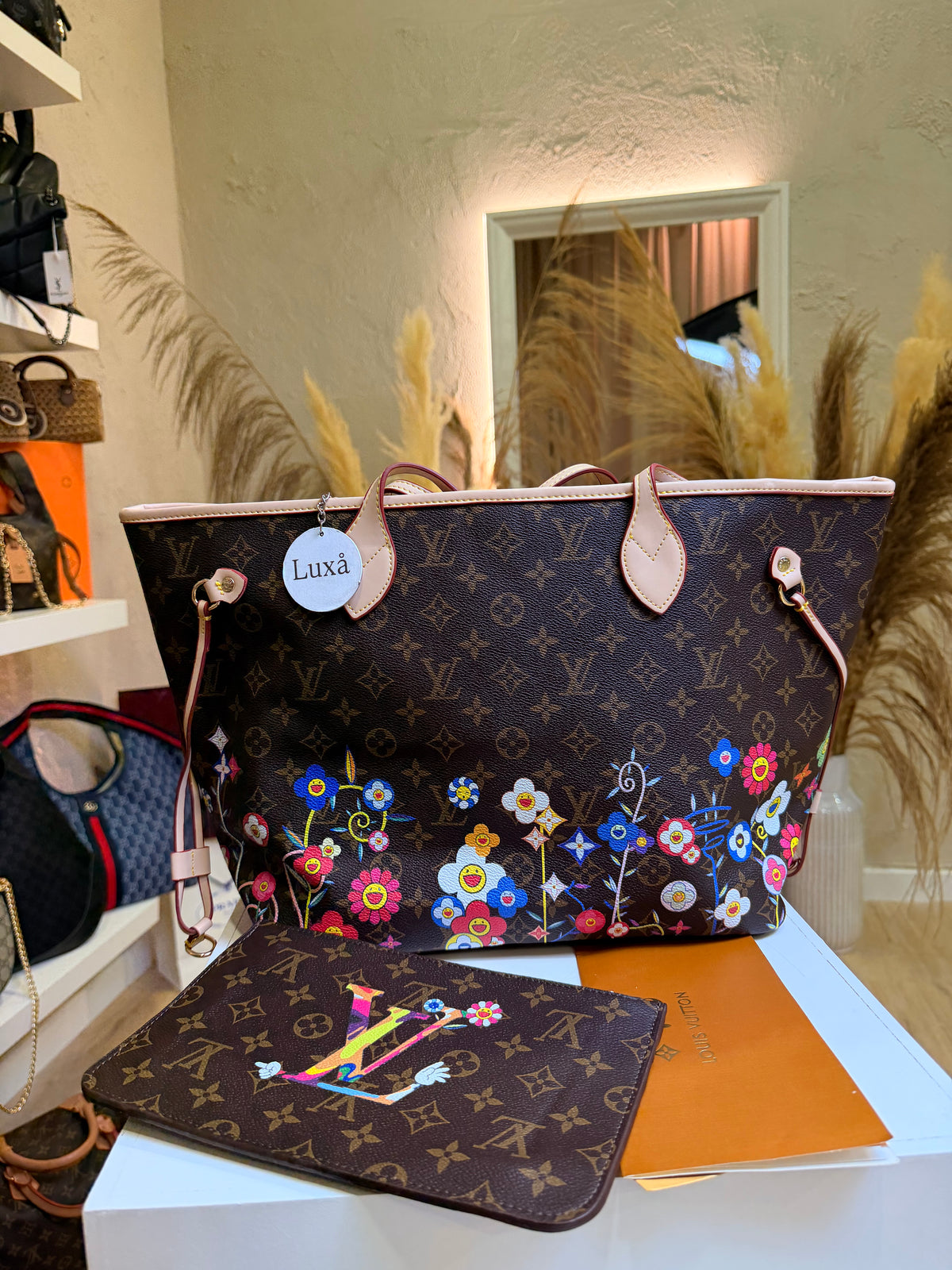 Neverfull MM  x Takashi Murakami
