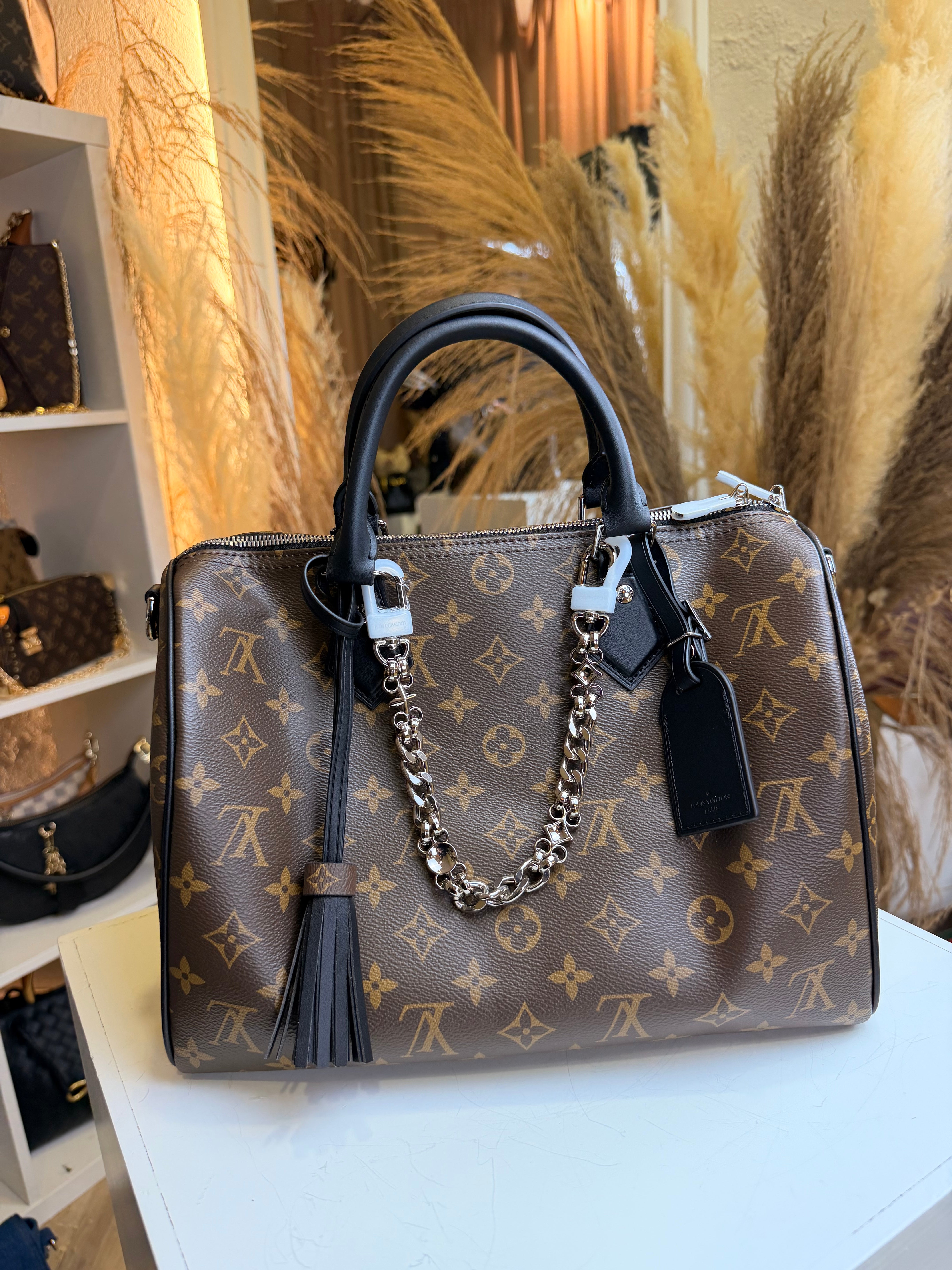 Speedy 30 Dark Monogram