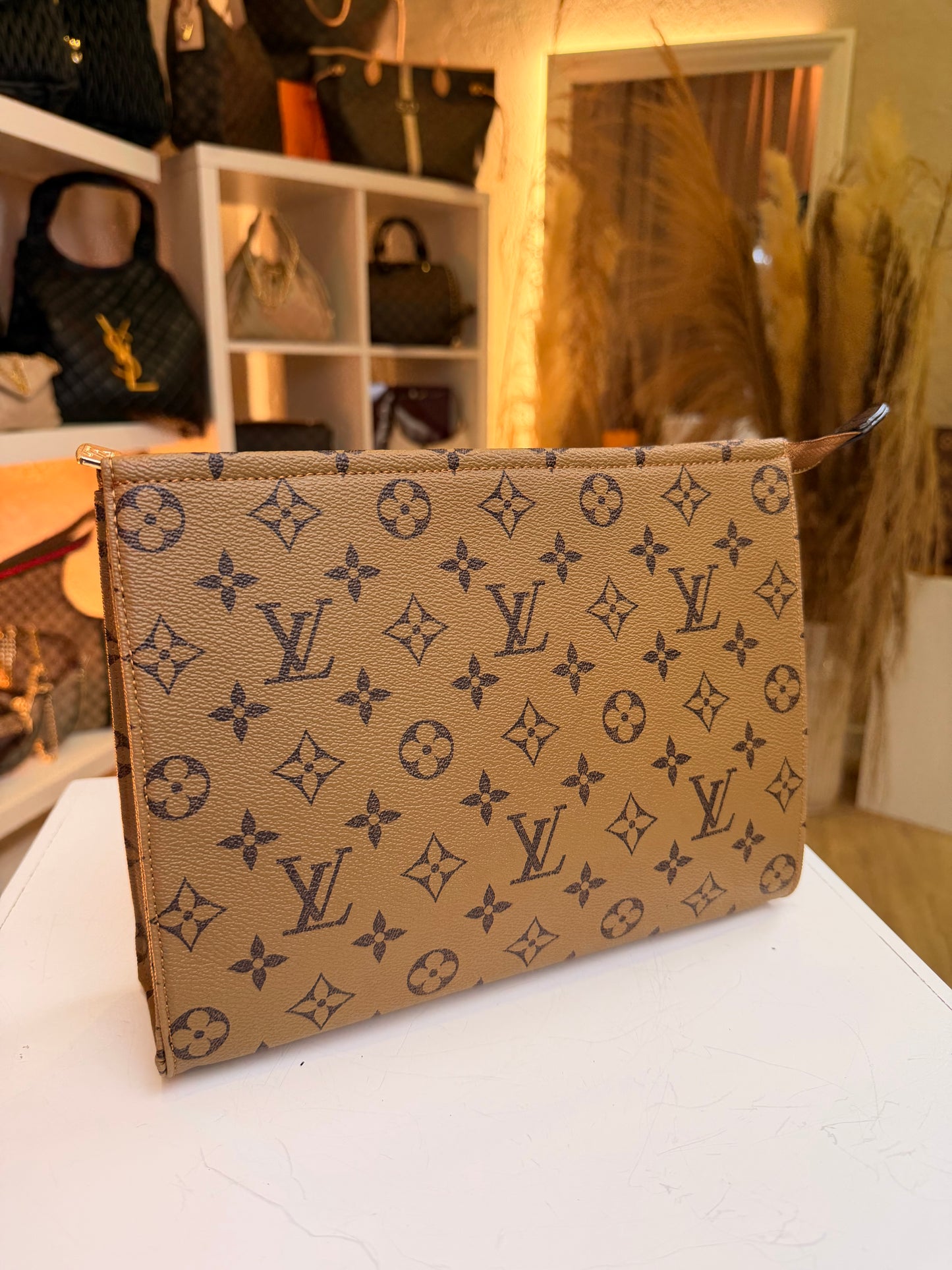 Monogram Canvas Pouch