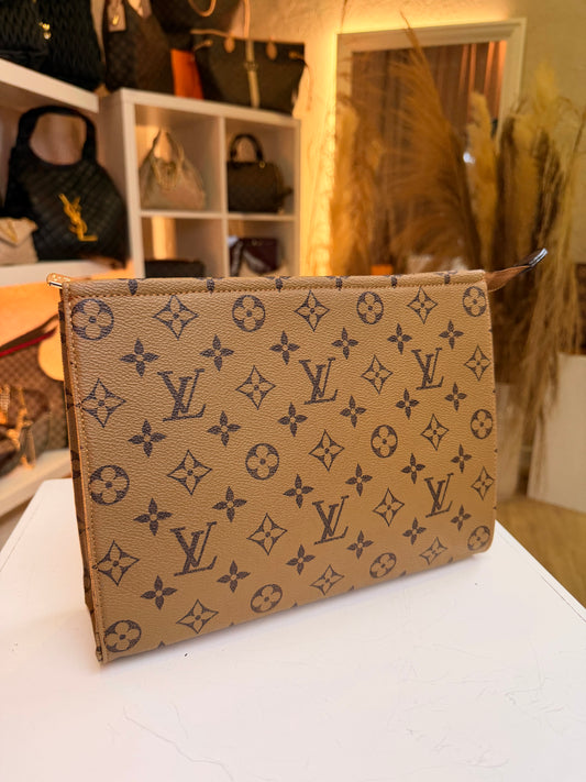 Monogram Canvas Pouch