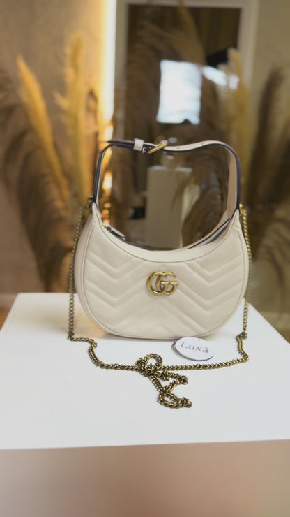 GG Marmont Mini Half-Moon