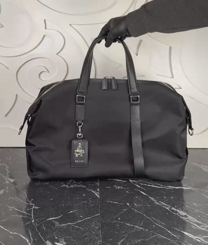 Re-Nylon and Saffiano Travel Bag